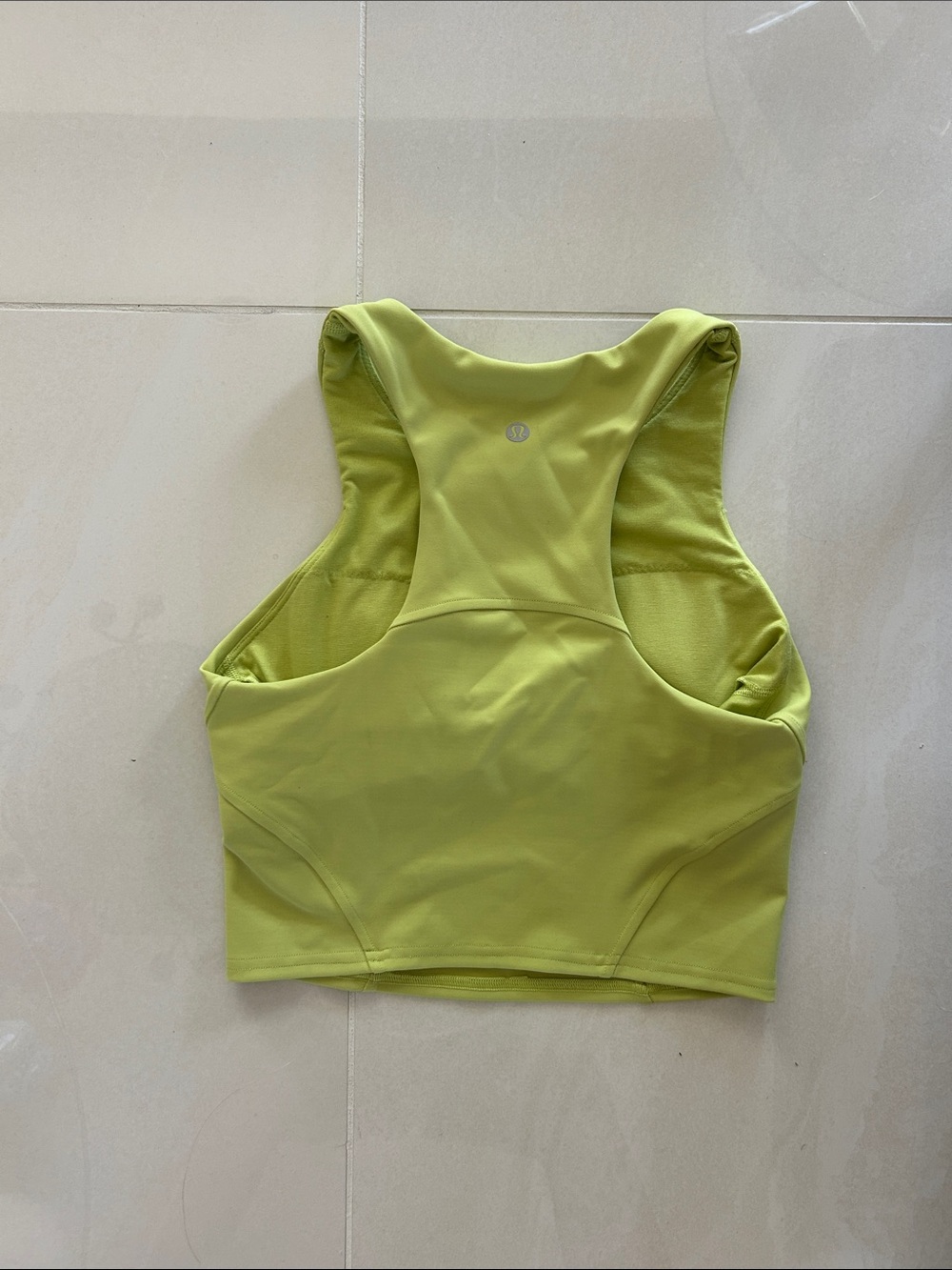 Lululemon Athletica Lime Racerback Crop Top